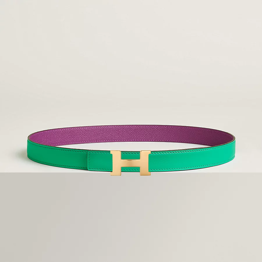 Mini Constance belt buckle & Reversible leather strap 24 mm - Image 1